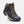 Load image into Gallery viewer, angled view of black boot with black and khaki sole and green and khaki laces