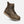 Load image into Gallery viewer, angled view of brown hightop shoe with dark laces and tan sole