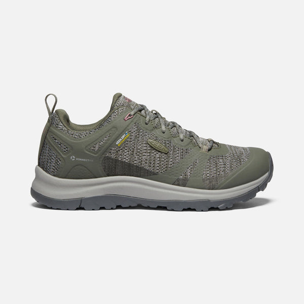 green and grey shoe with grey sole