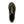 Load image into Gallery viewer, top view of black and olive green low top rubber boot with side zipper and stripe down the middle