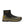 Load image into Gallery viewer, black and olive green low top rubber boot with tan sole and yellow accents