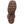 Load image into Gallery viewer, distressed brown sole with red and black logo in center