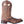 Load image into Gallery viewer, side of light brown cowboy boot with light brown and dark brown embroidery and distressed leather