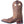 Load image into Gallery viewer, alternate side of light brown cowboy boot with light brown and dark brown embroidery and distressed leather