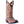 Load image into Gallery viewer, light brown cowboy boot with light brown and dark brown embroidery and distressed leather
