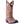 Load image into Gallery viewer, light brown cowboy boot with light brown and dark brown embroidery and distressed leather