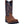 Load image into Gallery viewer, cowboy boot with black vamp with light brown and dark brown embroidery. light brown vamp