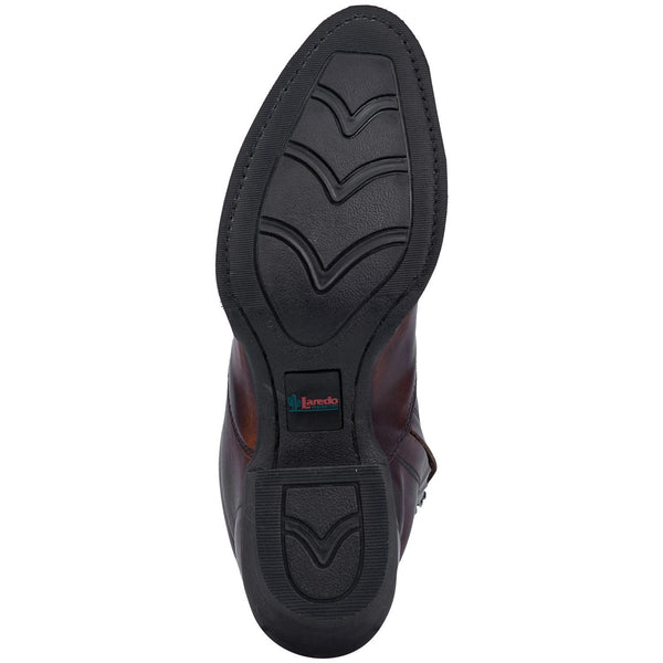 black sole with logo in center