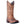 Load image into Gallery viewer, brown cowboy boot with light brown embroidery and distressed leather