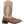 Load image into Gallery viewer, side of light brown cowgirl boot with western style designs  darker brown vamp
