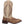 Load image into Gallery viewer, side of light brown cowgirl boot with western style designs darker brown vamp