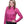 Load image into Gallery viewer, woman wearing pink, fuchsia, and white glitter patterned long sleeve button up shirt.