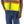 Load image into Gallery viewer, man wearing yellow, orange, and silver safety vest and grey shirt and blue jeans