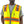 Load image into Gallery viewer, man wearing yellow, orange, and silver safety vest and grey shirt
