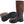 Load image into Gallery viewer, two brown hightop pull on boots with black and green sole