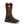 Load image into Gallery viewer, brown cowboy boot with white and orange embroidery