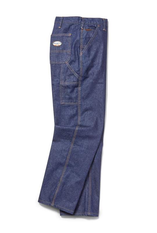 blue jeans on white background
