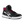 Load image into Gallery viewer, right side angle view black, red, and white high-top work sneaker with black laces and Reebok logo on side