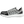 Load image into Gallery viewer, side view of shoe with black toe and grey foot with vent holes and white sole