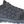 Load image into Gallery viewer, side of black shoe with vents over toes, triangle pattern on side, and black laces and sole