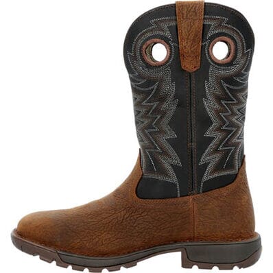 Rocky Men's - 11" Legacy 32 Waterproof Western Work - Square Steel Toe