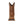 Load image into Gallery viewer, front of brown high top pull on boot with black and brown sole