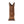 Load image into Gallery viewer, front of brown high top pull on boot with black and brown sole