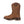 Load image into Gallery viewer, side of brown high top pull on boot with black and brown sole