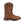 Load image into Gallery viewer, side of brown high top pull on boot with black and brown sole