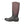 Load image into Gallery viewer, alternate side of high top rubber boot with black vamp and red shaft

