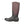 Load image into Gallery viewer, alternate side of high top rubber boot with black vamp and red shaft