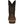 Load image into Gallery viewer, back view of mens western square toe work boot with brown vamp and black shaft with brown and black vent and white and tan embroidery
