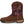 Load image into Gallery viewer, left side view of brown cowgirl boot with pink camo print on shaft and pink piping