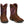 Load image into Gallery viewer, brown cowgirl boots with pink camo print on shaft and pink piping