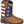Load image into Gallery viewer, toddler cowboy boot with american flag shaft and brown vamp with red and blue embroidery