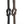 Load image into Gallery viewer, black and brown, two leather shoe laces tied in knot