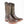 Load image into Gallery viewer, two dark brown cowboy boots with alligator skin vamp and yellow, white, and brown embroidery on shaft
