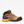 Load image into Gallery viewer, side view of mens light brown logger boot with yellow and black sole. Black toe, heel, and laces.