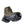 Load image into Gallery viewer, bottom of dark brown boot with black sole and gold eyelets