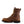 Load image into Gallery viewer, mens brown logger boot with black soles white stitching, left side view