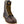 Load image into Gallery viewer, front angled view of dark brown high top moccasin style boot with yellow/brown laces and thorogood logo on top of tongue.