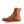 Load image into Gallery viewer, mens brown logger boot with white interior, sticthing, and sole. Black thorogood logo stamped on heel with gold/brown laces. left side view
