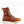 Load image into Gallery viewer, right side view of mens brown logger boot with white interior, stitching, and sole, and brown/gold laces. Black thorogood logo stamped on heel.