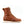 Load image into Gallery viewer, side view of mens light brown logger boot with white sole, stitching and interior. Yellow laces.
