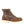 Load image into Gallery viewer, Side profile of mens six inch brown logger boot with cream interior, sticthing, and sole. Thorogood logo stamped on heel with gold/red laces.
