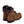 Load image into Gallery viewer, Back right view of men&#39;s brown leather waterproof boot with black soles, dark brown laces, and thorogood logo embossed on back heel cup
