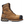 Load image into Gallery viewer, mens brown logger boot with orange line along tan soles. Black toe and tongue right view
