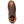 Load image into Gallery viewer, Mens brown workboot with tan sole and orange accents. Black heel with orange timberland logo top view