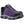 Load image into Gallery viewer, womens athletic purple shoe with hexagon pattern and black accents front corner view
