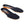 Load image into Gallery viewer, Blackotp and Orange Bottom Inner Shoe Soles top view